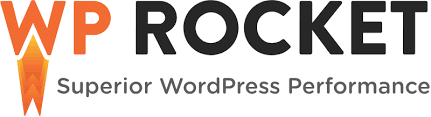 Logo de WP Rocket, el plugin para WordPress